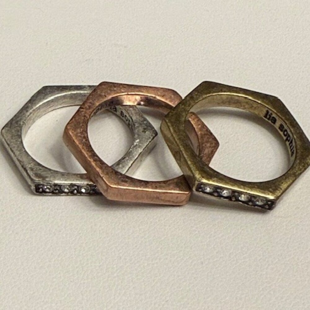 Lia Sophia "TRI" Rings - Picture 2 of 8